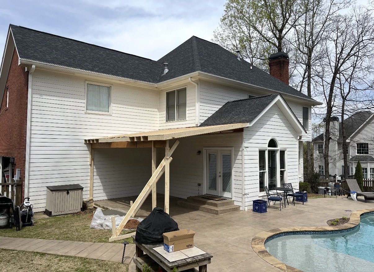 Porch Extension Before