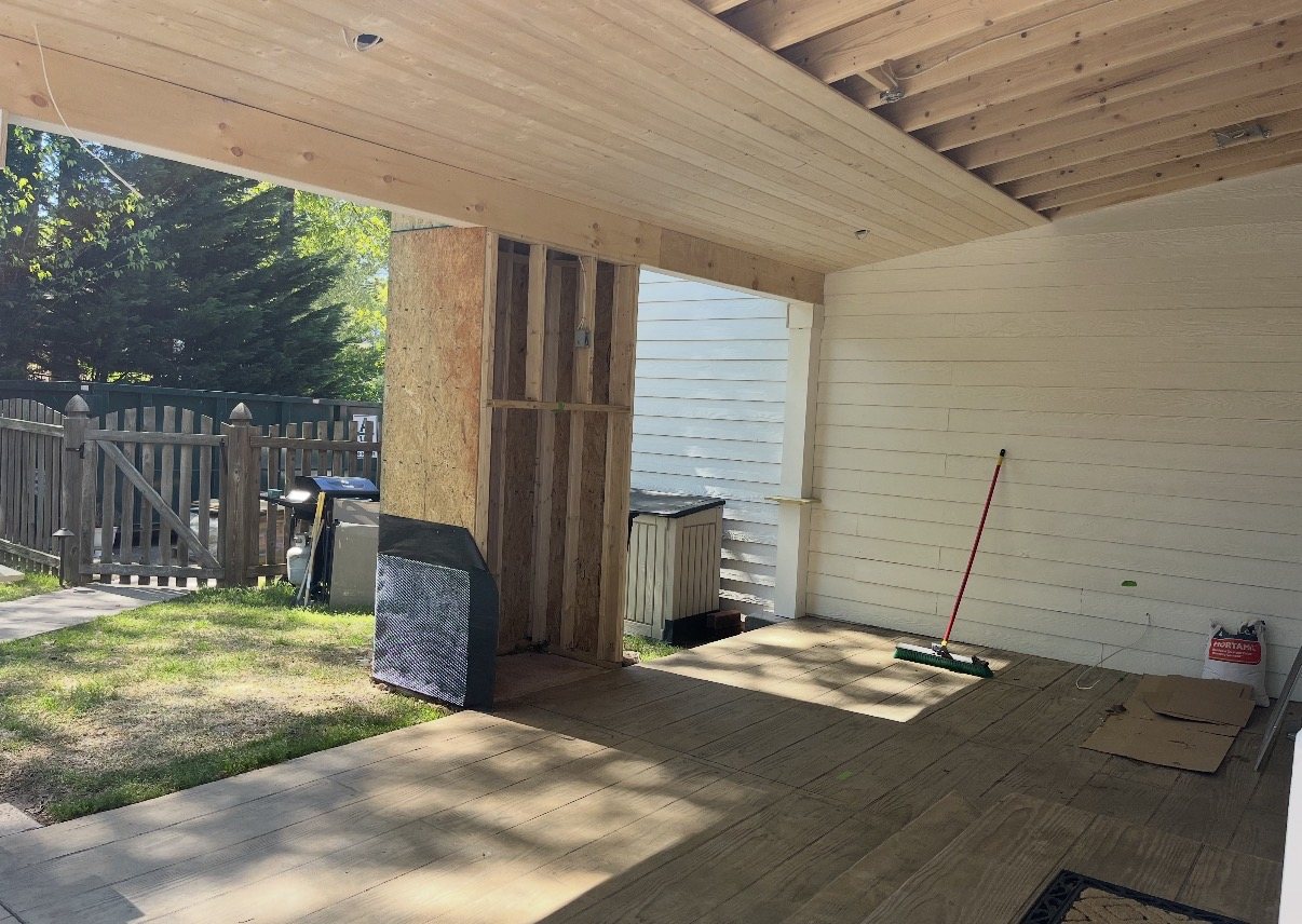 Porch Extension During