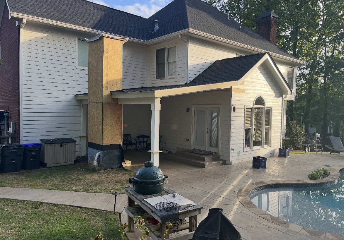 Porch Extension During