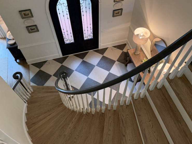 Whole Home Remodel Foyer Staircase